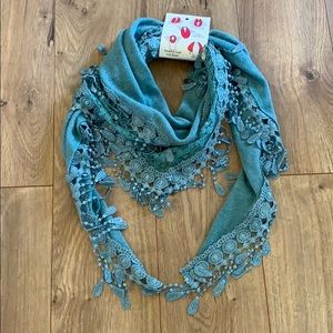 Infinity blue scarf